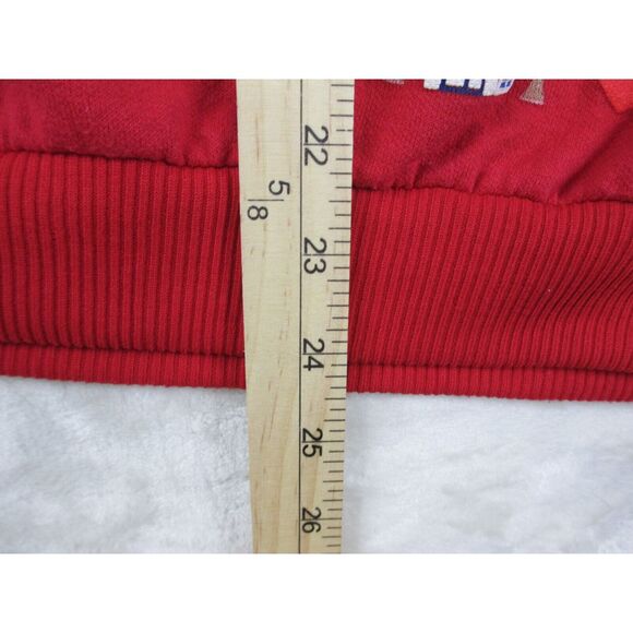 VINTAGE Spumoni Sweater Womens Medium Red Pullover Farm Cow Puff USA Ladies 90s* - Picture 10 of 13